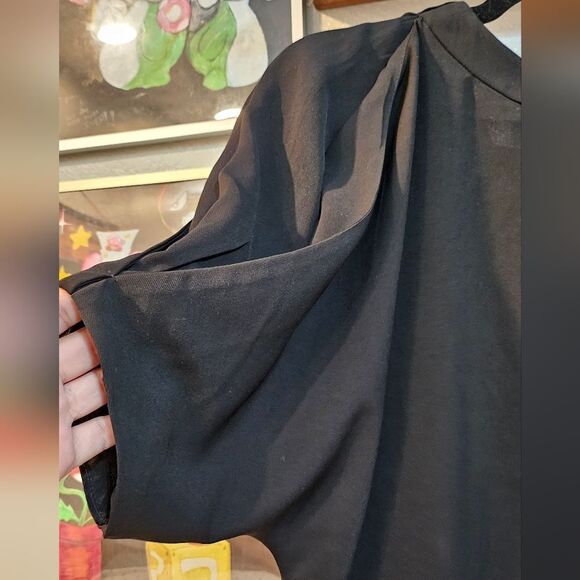 Line & Dot Sild Blend Dress Size L - Picture 5 of 6